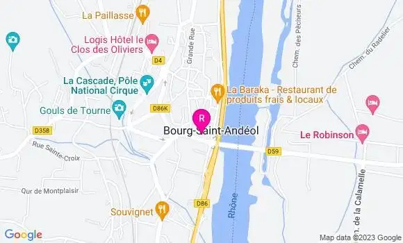 Localisation Restaurant  Chez Nel