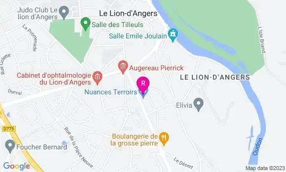 Localisation Restaurant  Le Cellier