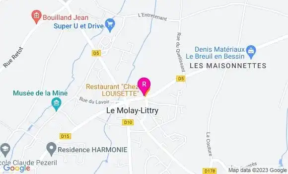 Localisation Restaurant  Chez Louisette