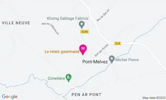 Localisation Restaurant  Le Relais Gourmand