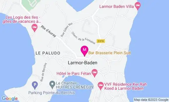 Localisation Brasserie Plein Sud