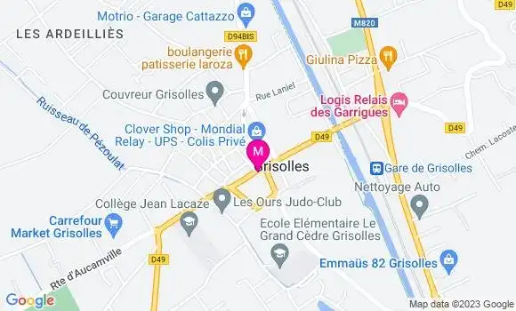 Localisation Restaurant  Pizz