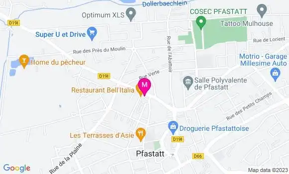 Localisation Restaurant Italien Bell