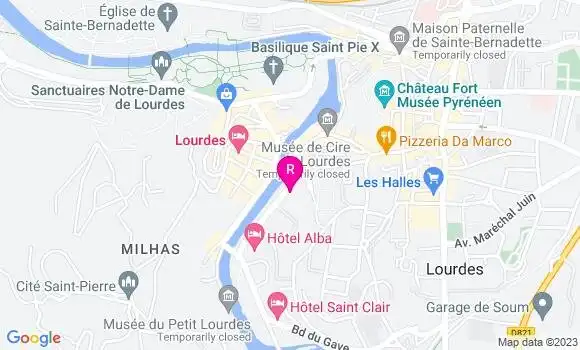 Localisation Brasserie le Versailles