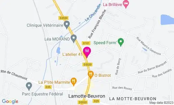 Localisation Restaurant  L