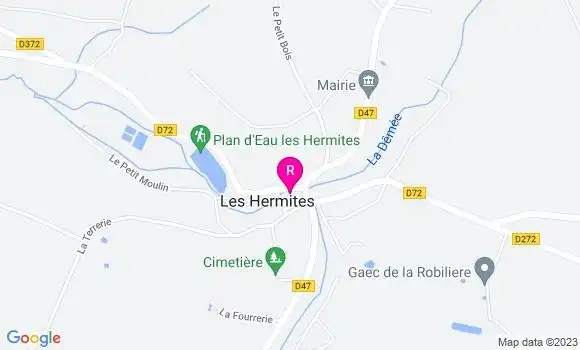 Localisation Restaurant  O Berges de la Dêmée