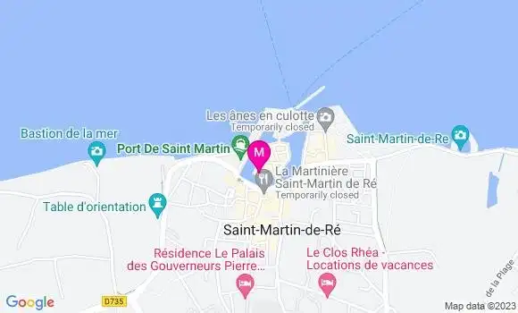 Localisation Crêperie Le Saint Mart