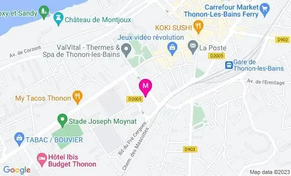 Localisation Restaurant  Pernollet and Co
