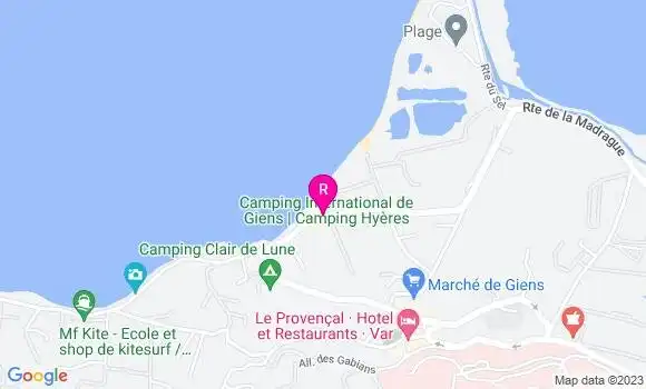 Localisation Restaurant  Le Solarium