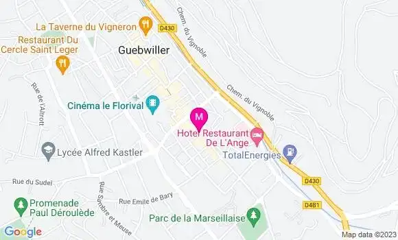 Localisation Restaurant  La Louve