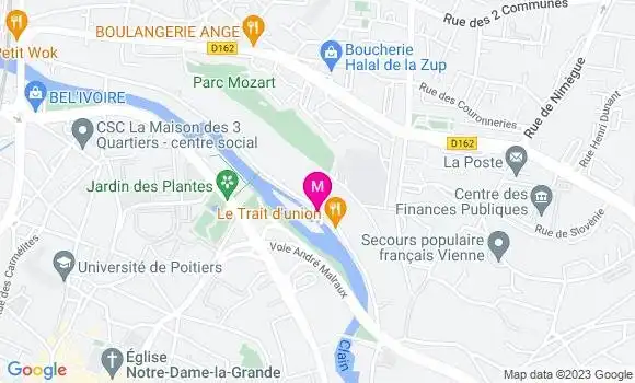 Localisation Restaurant  Le Moulin de la Glacière