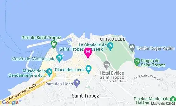 Localisation Restaurant  Le Goustado Tropézien