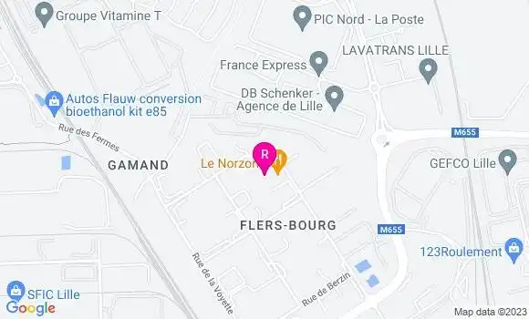 Localisation Restaurant  Le Norzone