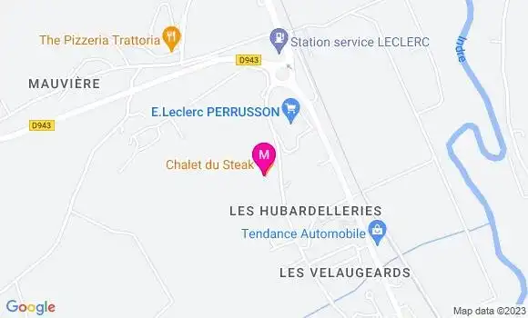 Localisation Restaurant  Chalet du Steak