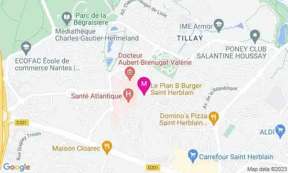 Localisation Restaurant  Le Plan B