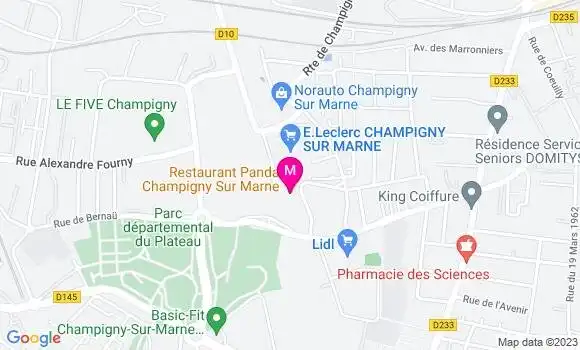 Localisation Restaurant  Panda Ii