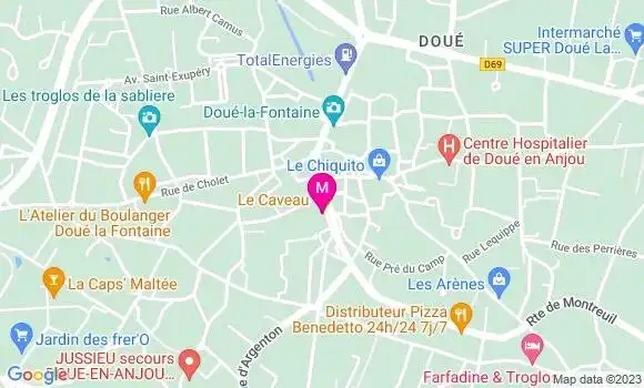 Localisation Restaurant  Le Caveau