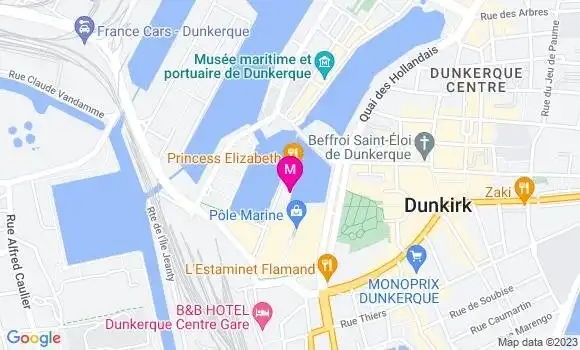 Localisation Restaurant  Princess Elizabeth