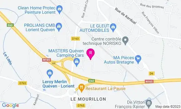 Localisation Restaurant  La Boulangerie du Moulin