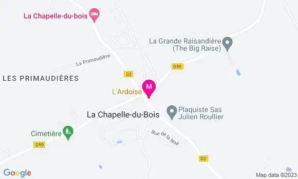 Localisation Restaurant  L
