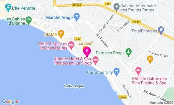 Localisation Restaurant  La Piazzetta