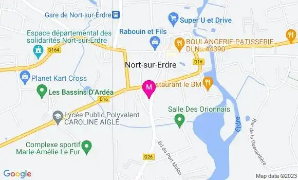 Localisation Restaurant  A la Sablonnaise