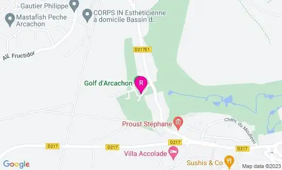 Localisation Restaurant du Golf d