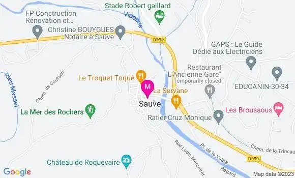 Localisation Restaurant  Le Bossens