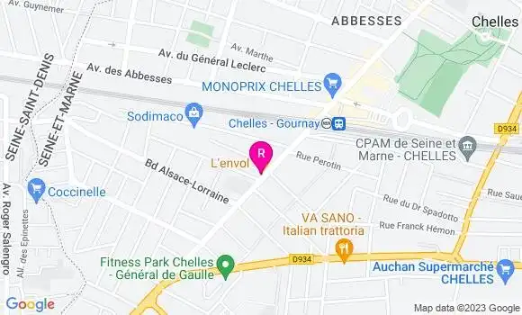 Localisation Restaurant  L