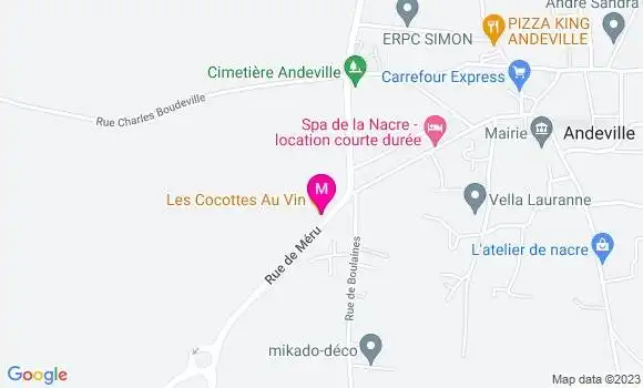 Localisation Restaurant  Les Cocottes au Vin