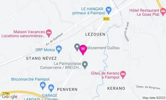 Localisation Restaurant  Le Relais du Ledano