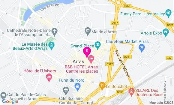 Localisation Brasserie Le Comptoir