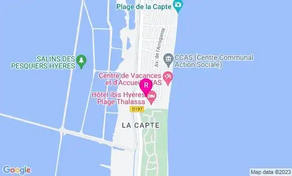 Localisation Restaurant  Made In la Capte
