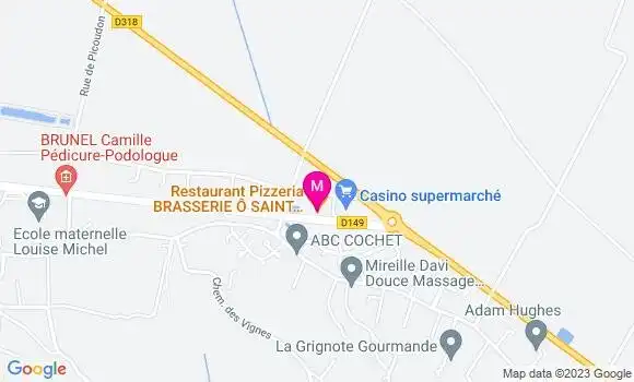 Localisation Brasserie O Saint Pierre