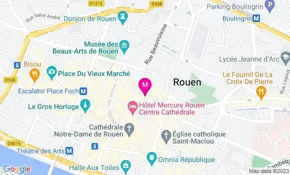 Localisation Restaurant  Bar des Fleurs