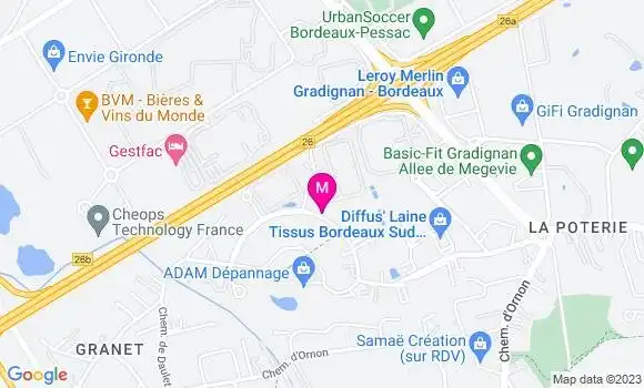 Localisation Restaurant  La Petite Coquille