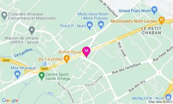 Localisation Restaurant  Buffet Royal