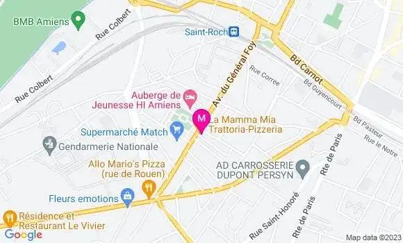Localisation Restaurant Italien La Mamma Mia