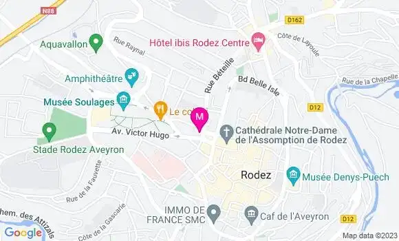 Localisation Restaurant  Les Colonnes