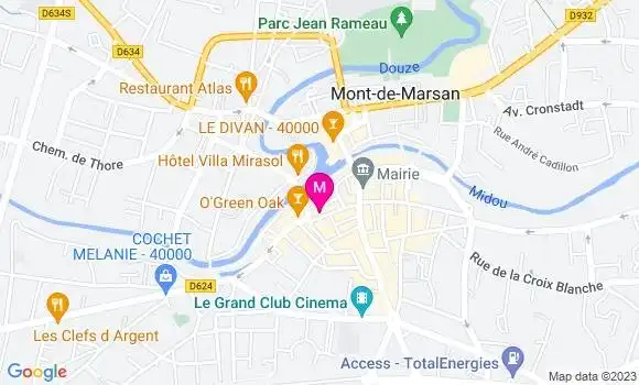 Localisation Restaurant  La Parenthèse du Moun