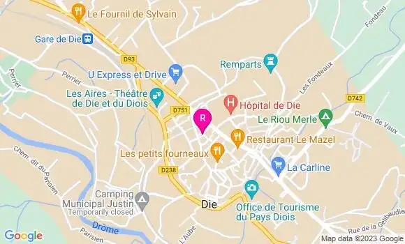 Localisation Restaurant  Aux Saveurs Dioises