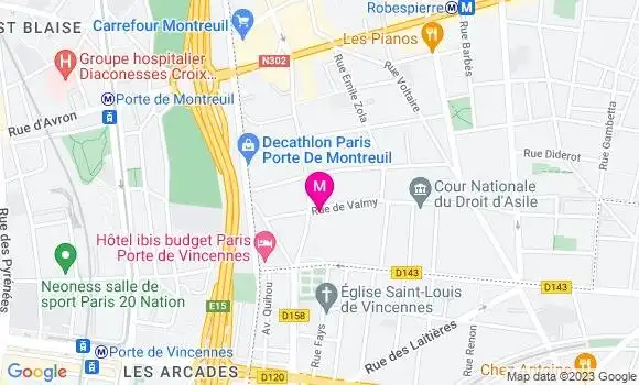 Localisation Restaurant  Birdie