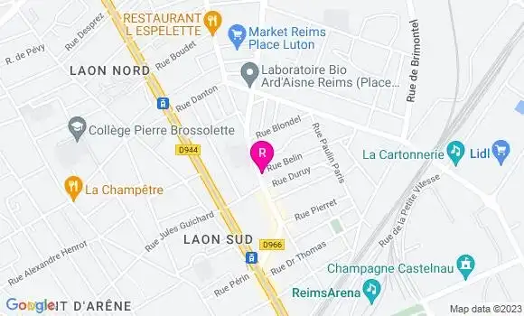 Localisation Restaurant  A Table