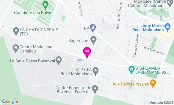 Localisation Brasserie L