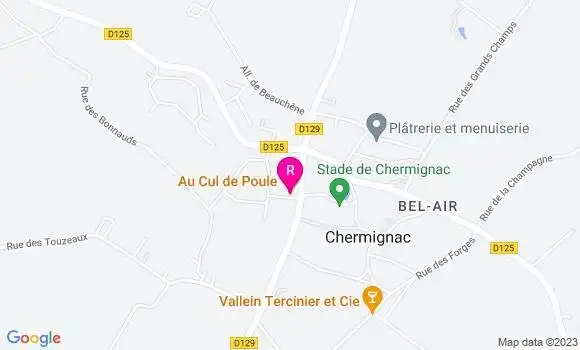 Localisation Restaurant  Au Cul de Poule