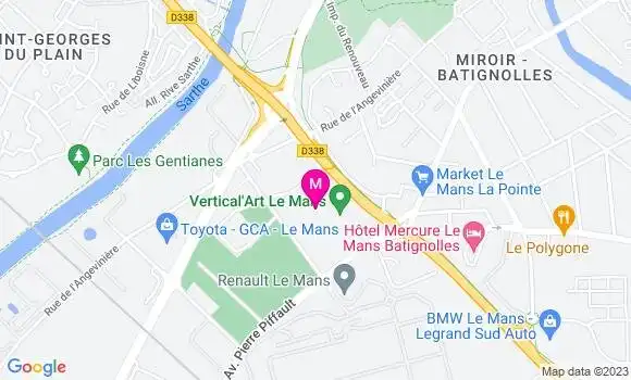Localisation Restaurant Chinois Wok Dynastie