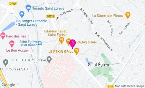 Localisation La Brasserie Dauphinoise