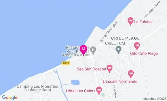 Localisation Restaurant  Au Gré des Vents