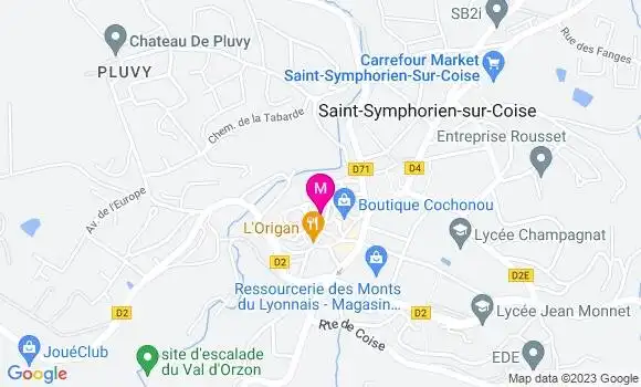 Localisation Pizzeria Le 4