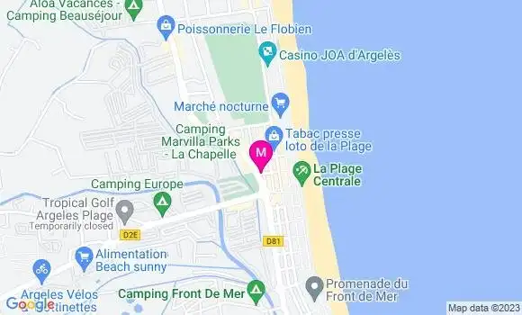 Localisation Le Bistrot Tierra I Mar